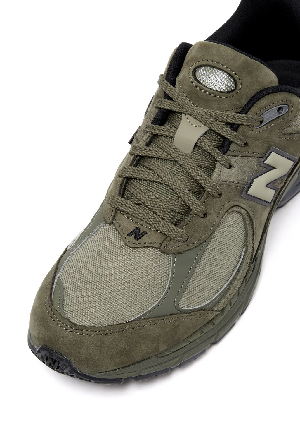 New Balance 2002R Trainers - Dark Camo / Dark Stoneware / Black - Image 2