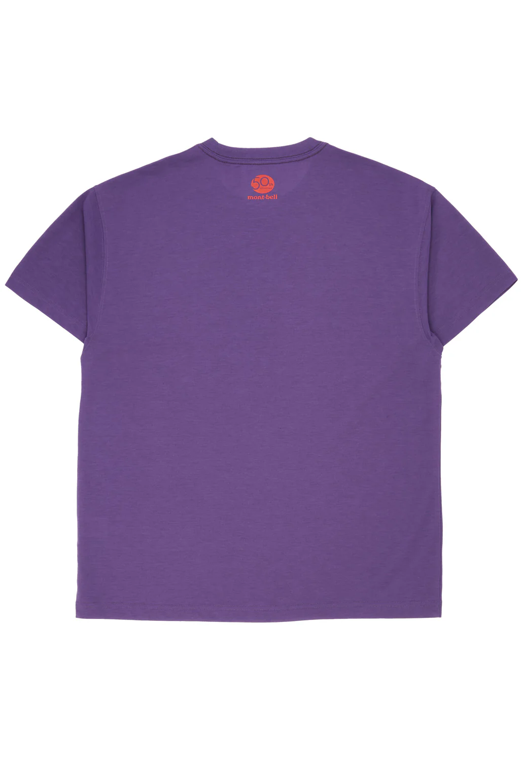 Montbell 50th Anniversary Men's Wickron Classic M Mark T-Shirt - Purple - Image 2
