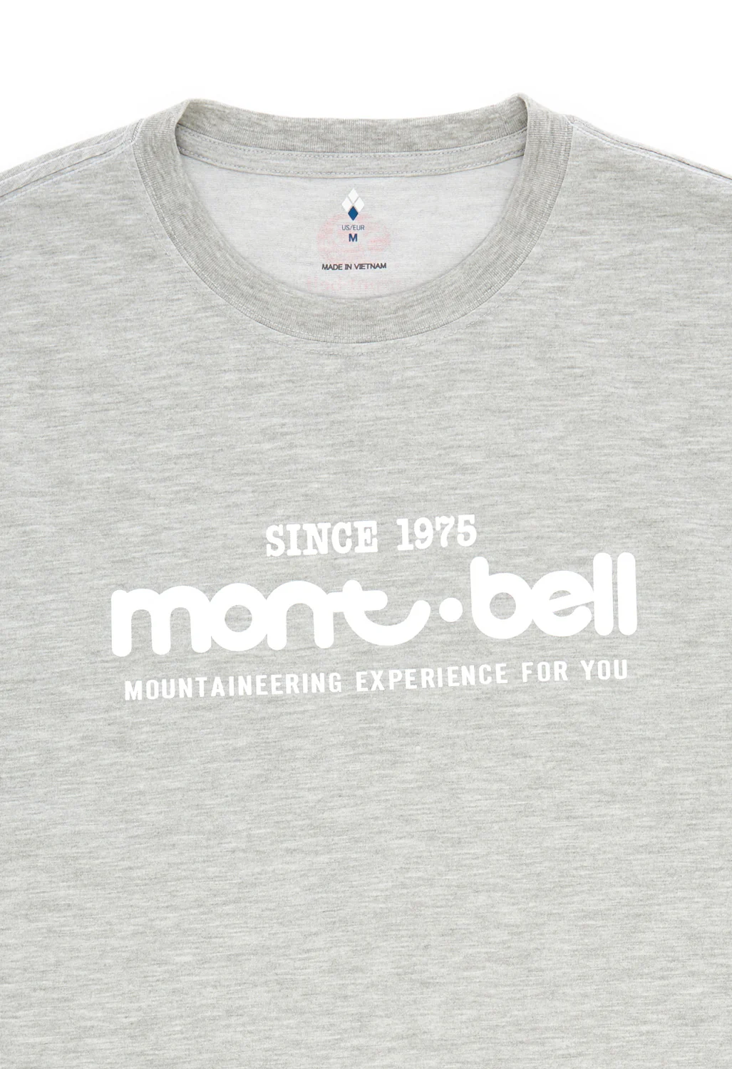 Montbell 50th Anniversary Men's Wickron Classic Montbell Logo Long Sleeve T-Shirt - L.Gray - Image 3