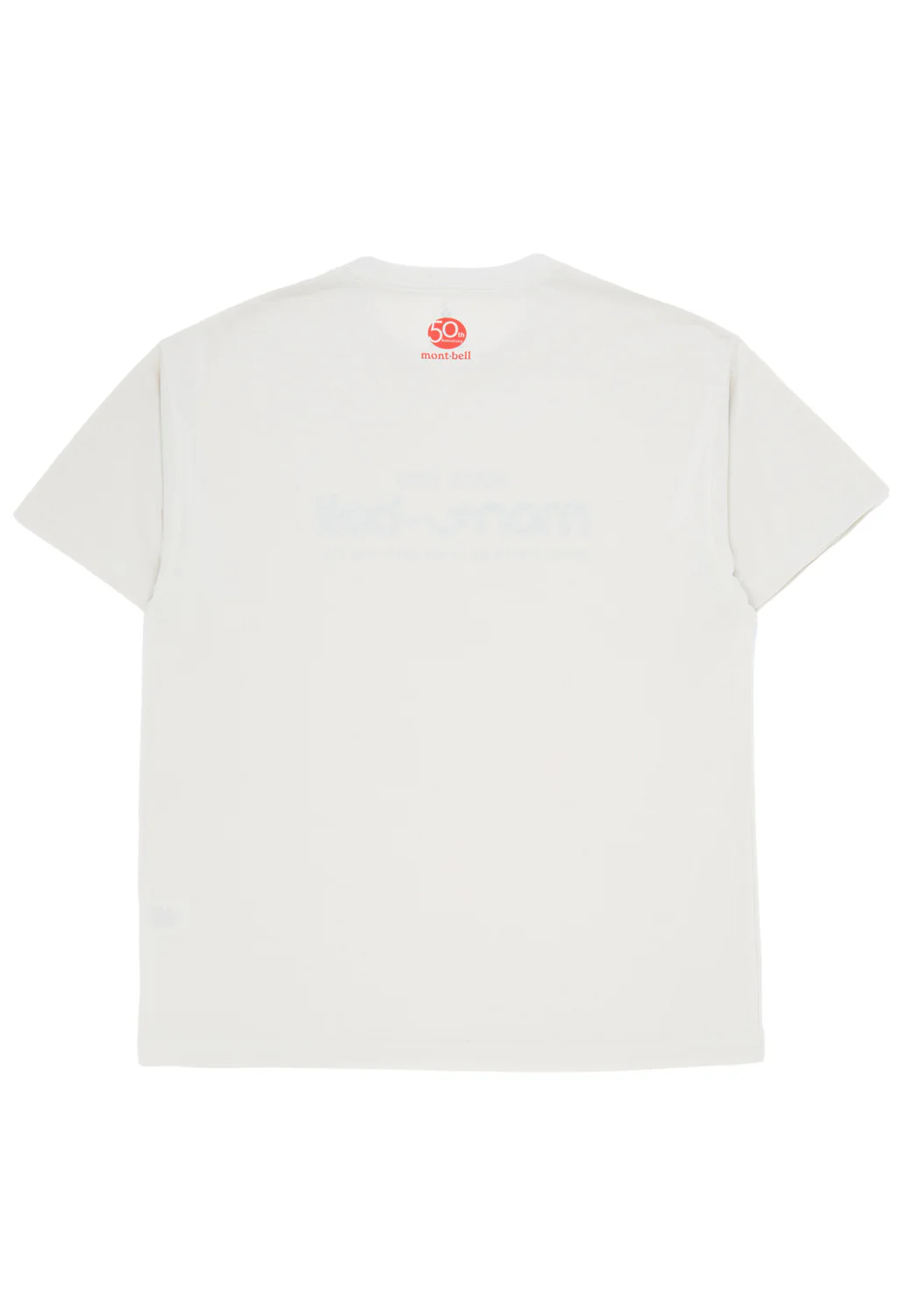 Montbell 50th Anniversary Men's Wickron Classic Montbell Logo T-Shirt - Ivory - Image 2
