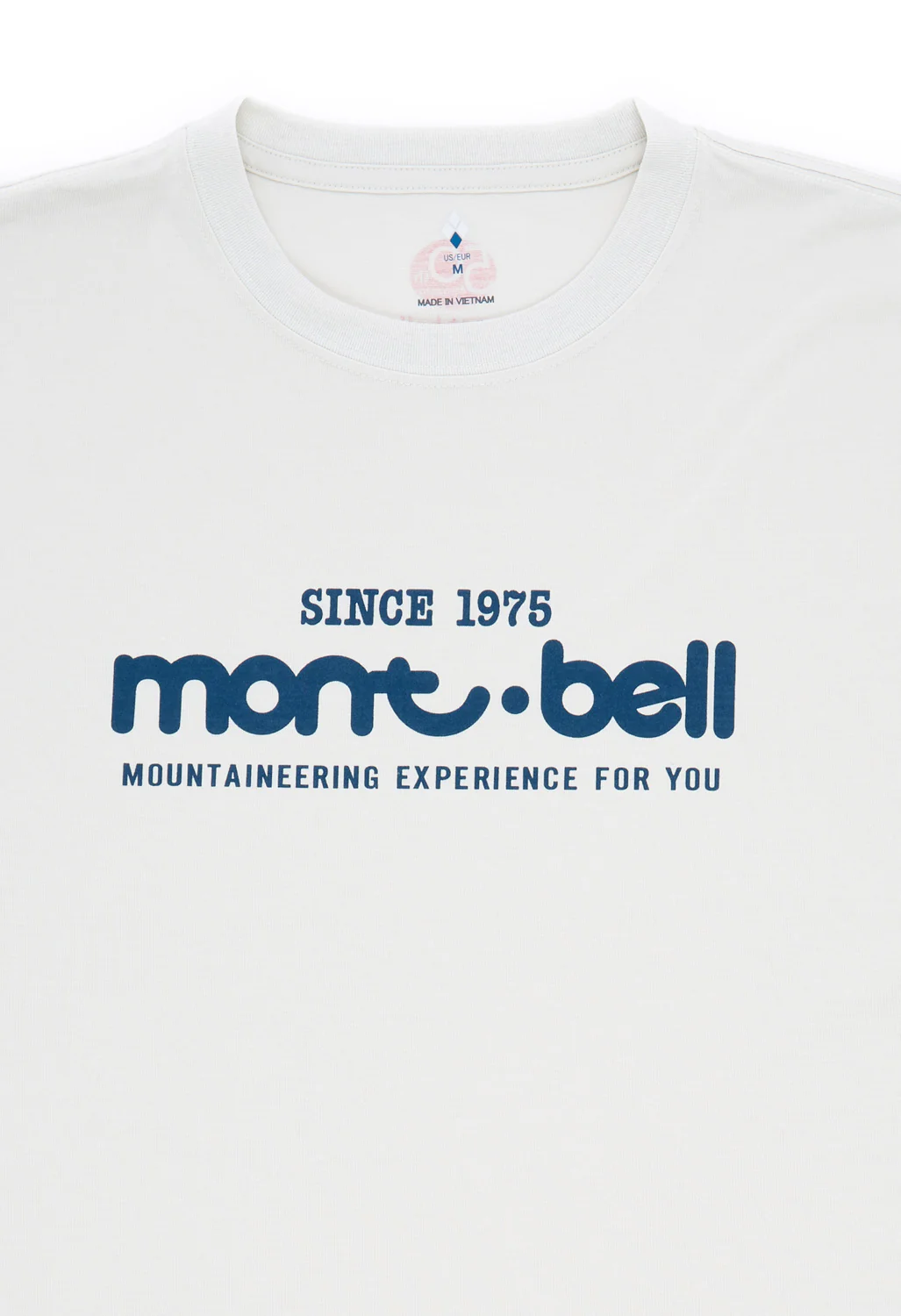 Montbell 50th Anniversary Men's Wickron Classic Montbell Logo T-Shirt - Ivory - Image 3