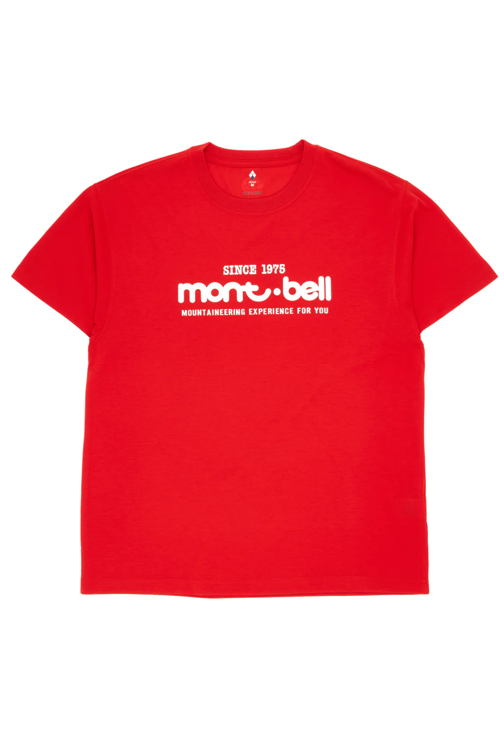 Montbell 50th Anniversary Men's Wickron Classic Montbell Logo T-Shirt - Red