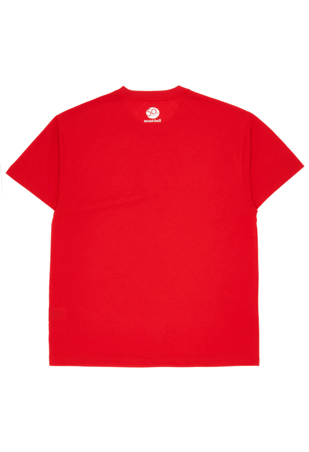 Montbell 50th Anniversary Men's Wickron Classic Montbell Logo T-Shirt - Red - Image 2