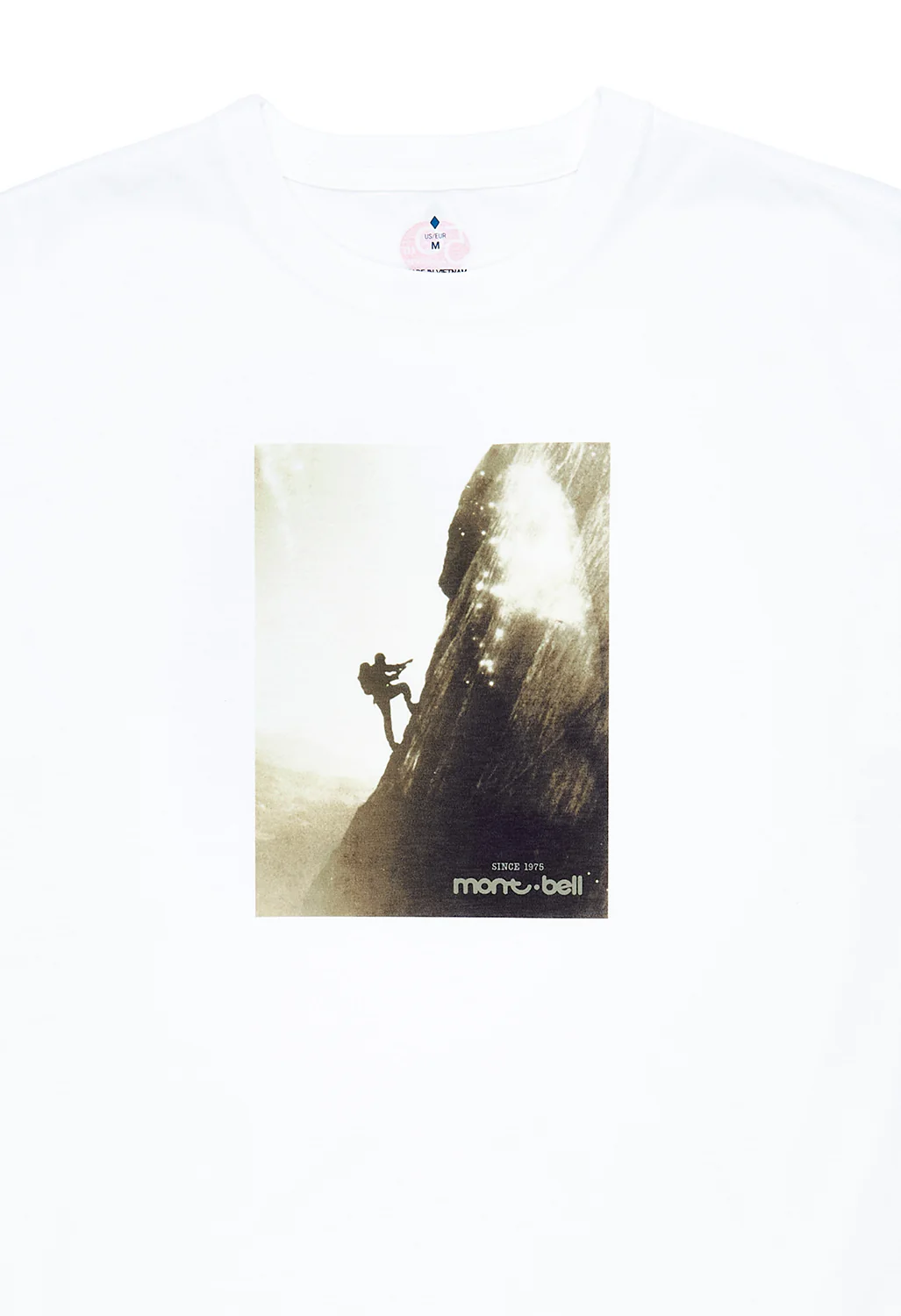Montbell 50th Anniversary Men's Wickron Eiger 1969 T-Shirt - White - Image 3