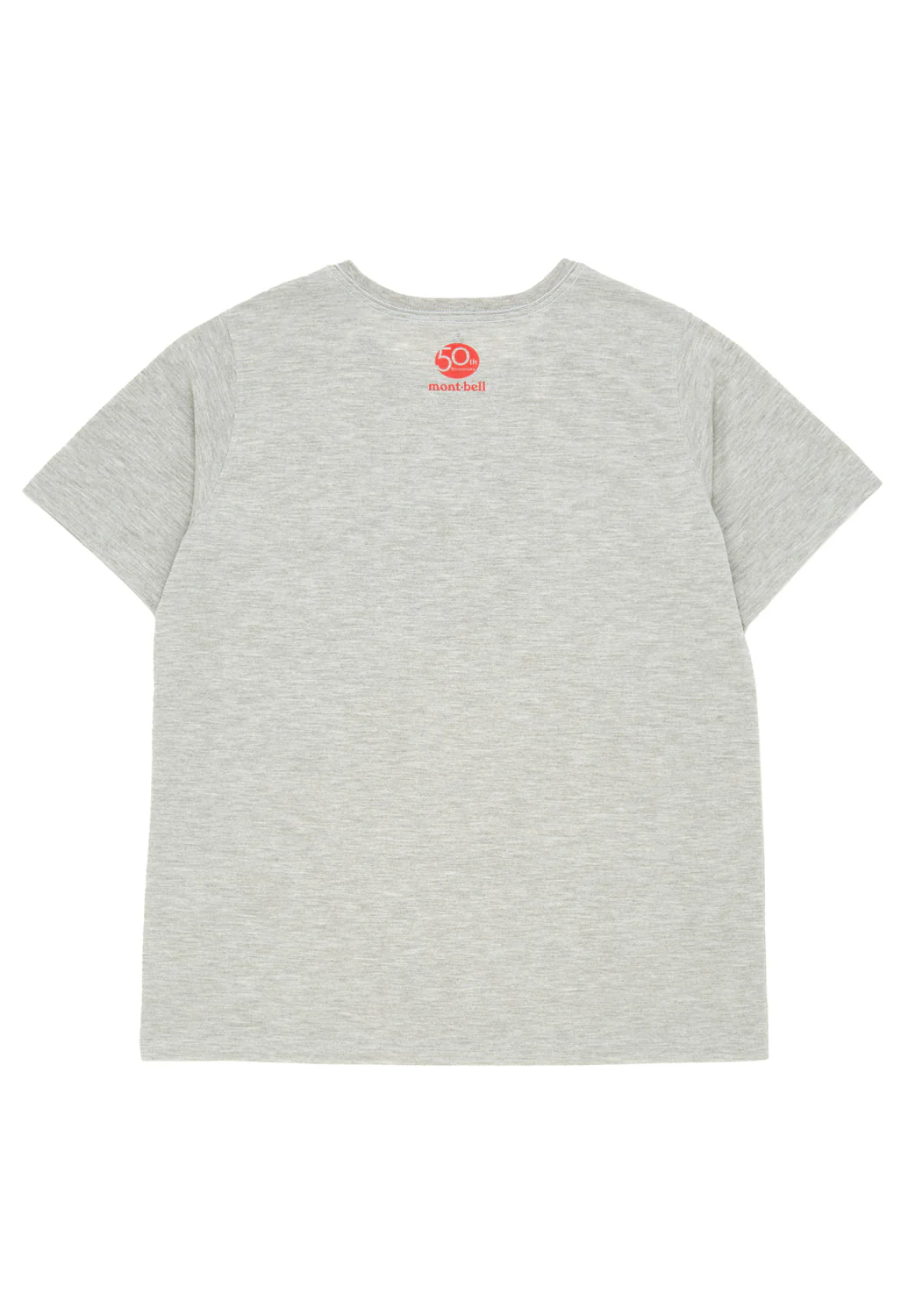 Montbell 50th Anniversary Women's Wickron Classic M Mark T-Shirt - L.Gray - Image 2