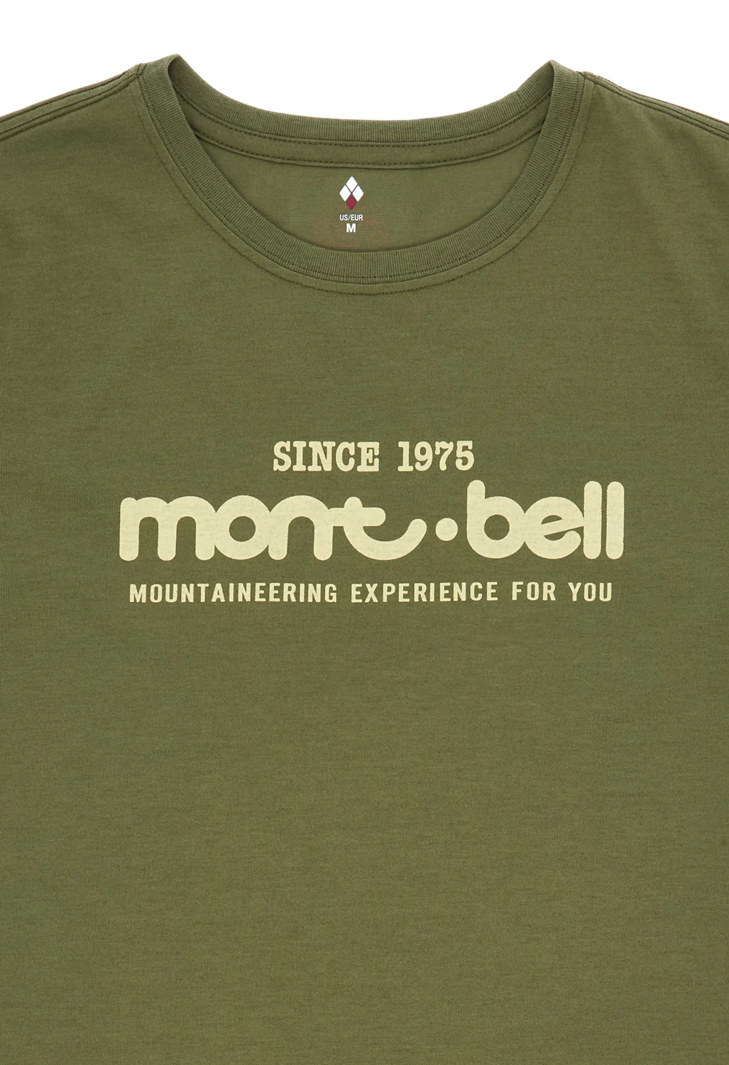 Montbell 50th Anniversary Women's Wickron Classic Montbell Logo T-Shirt - Khaki - Image 3