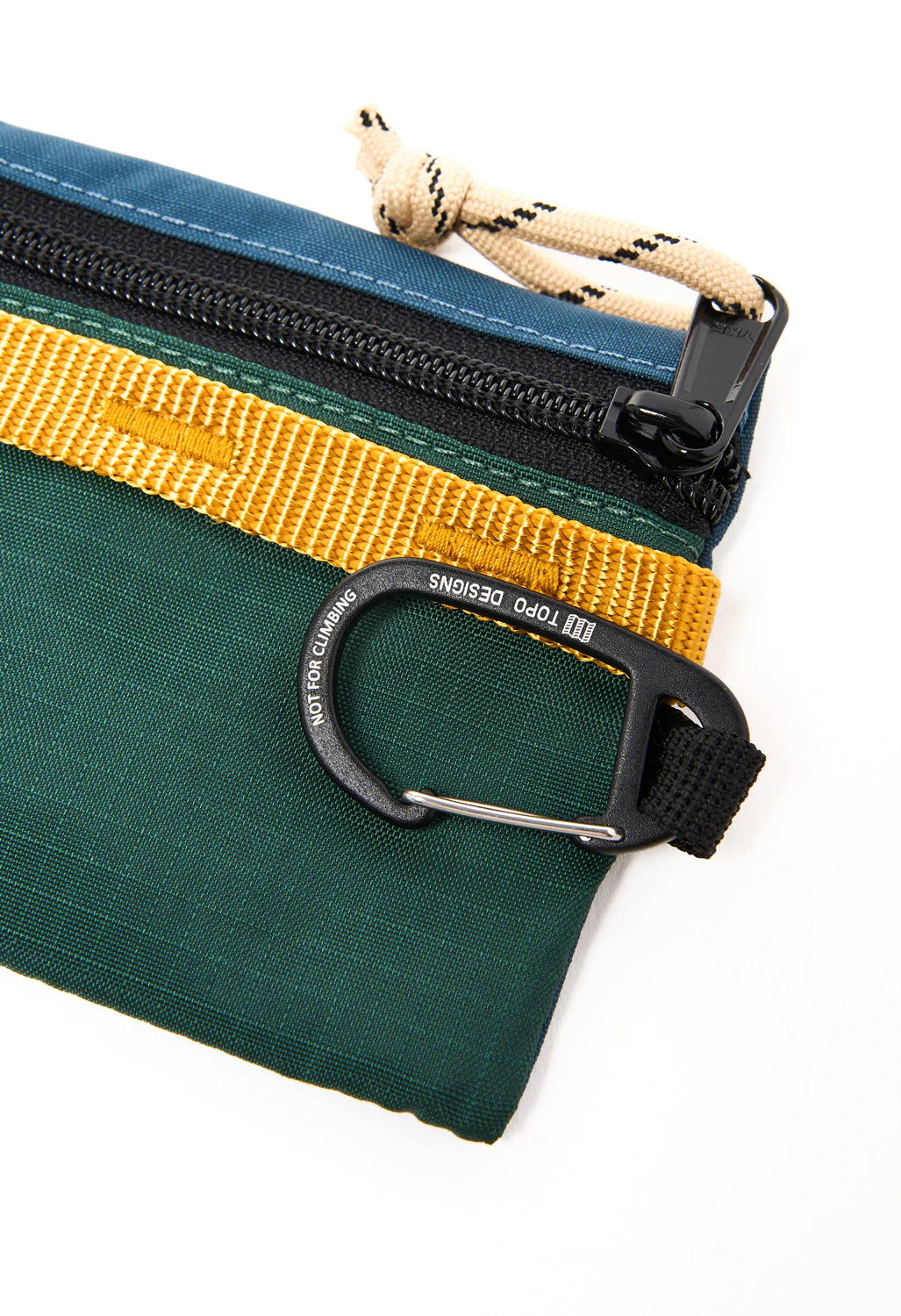 Topo Designs Accessory Bag Micro Mountain - Pond Blue / Forest - Image 3
