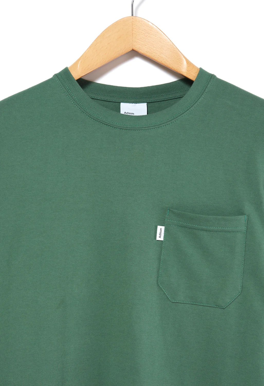 Adsum Men's Long Sleeved Pocket T-Shirt - Oakland Green - Image 3