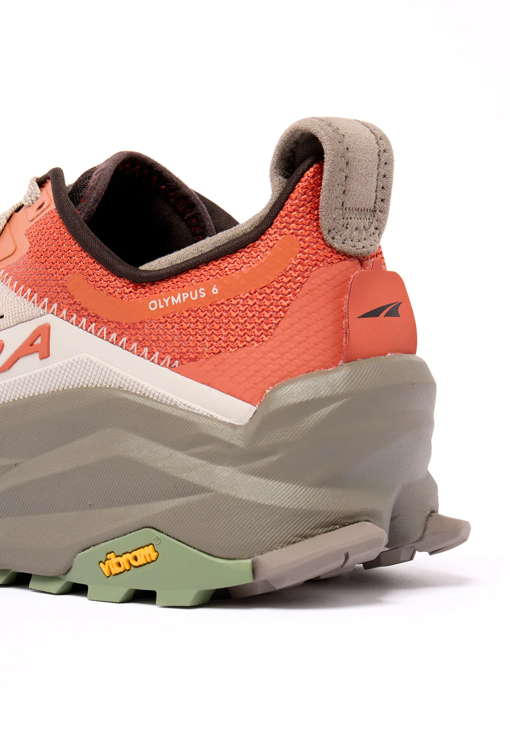 Altra Men's Olympus 6 Trainers - Orange / Clay - Image 6