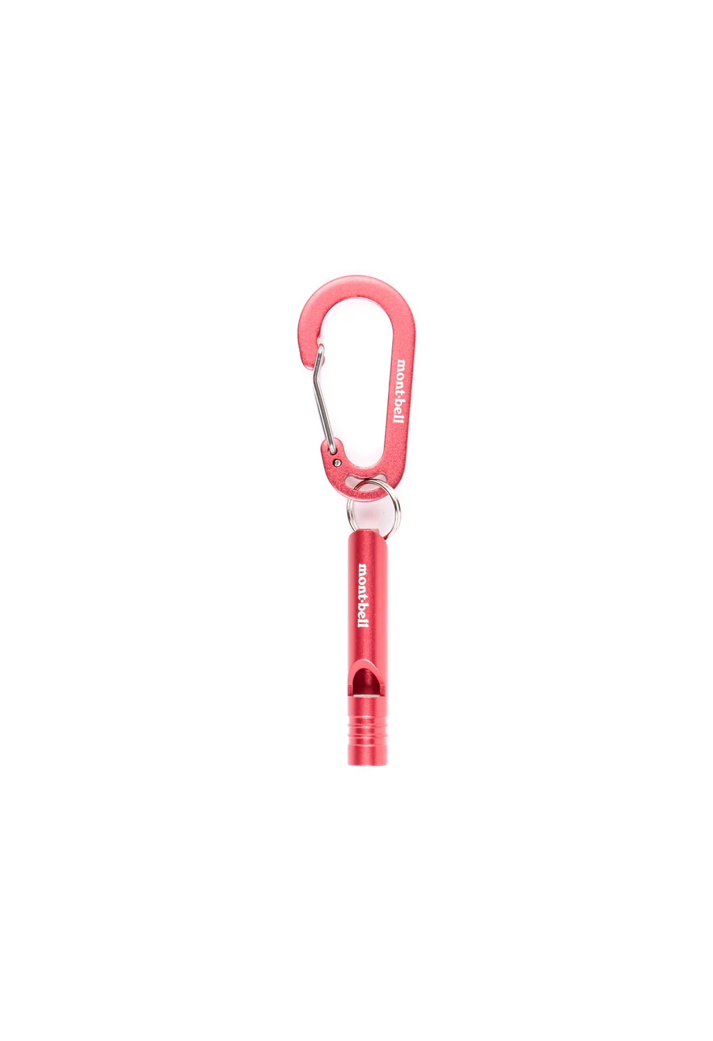 Montbell Aluminum Whistle Small - Vermillion
