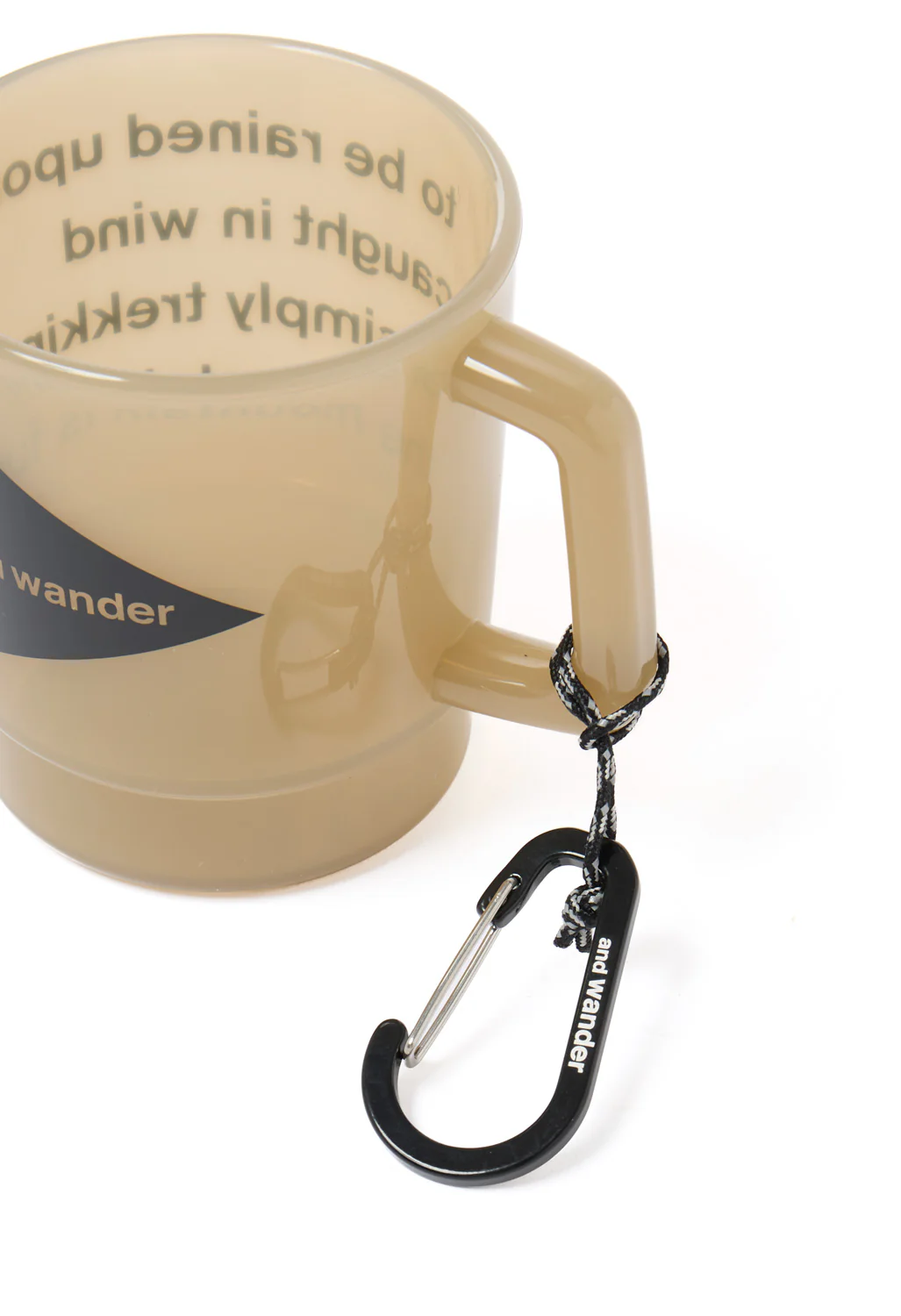 and wander And Wander Logo PP Mug - Beige - Image 3