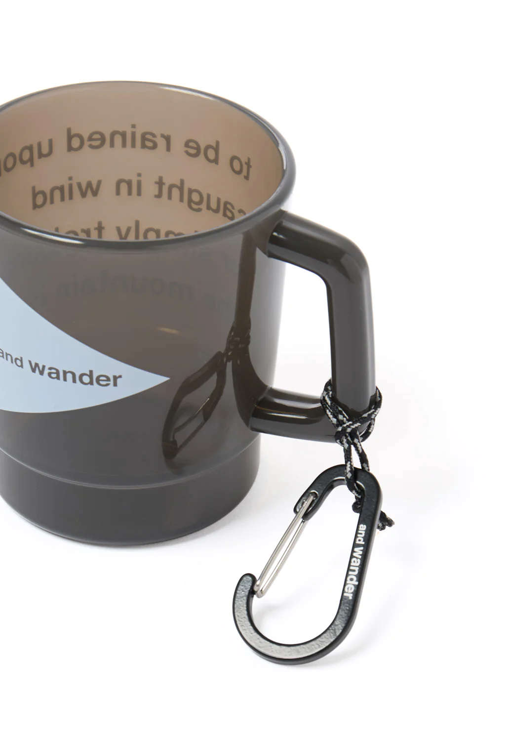 and wander And Wander Logo PP Mug - Black - Image 3