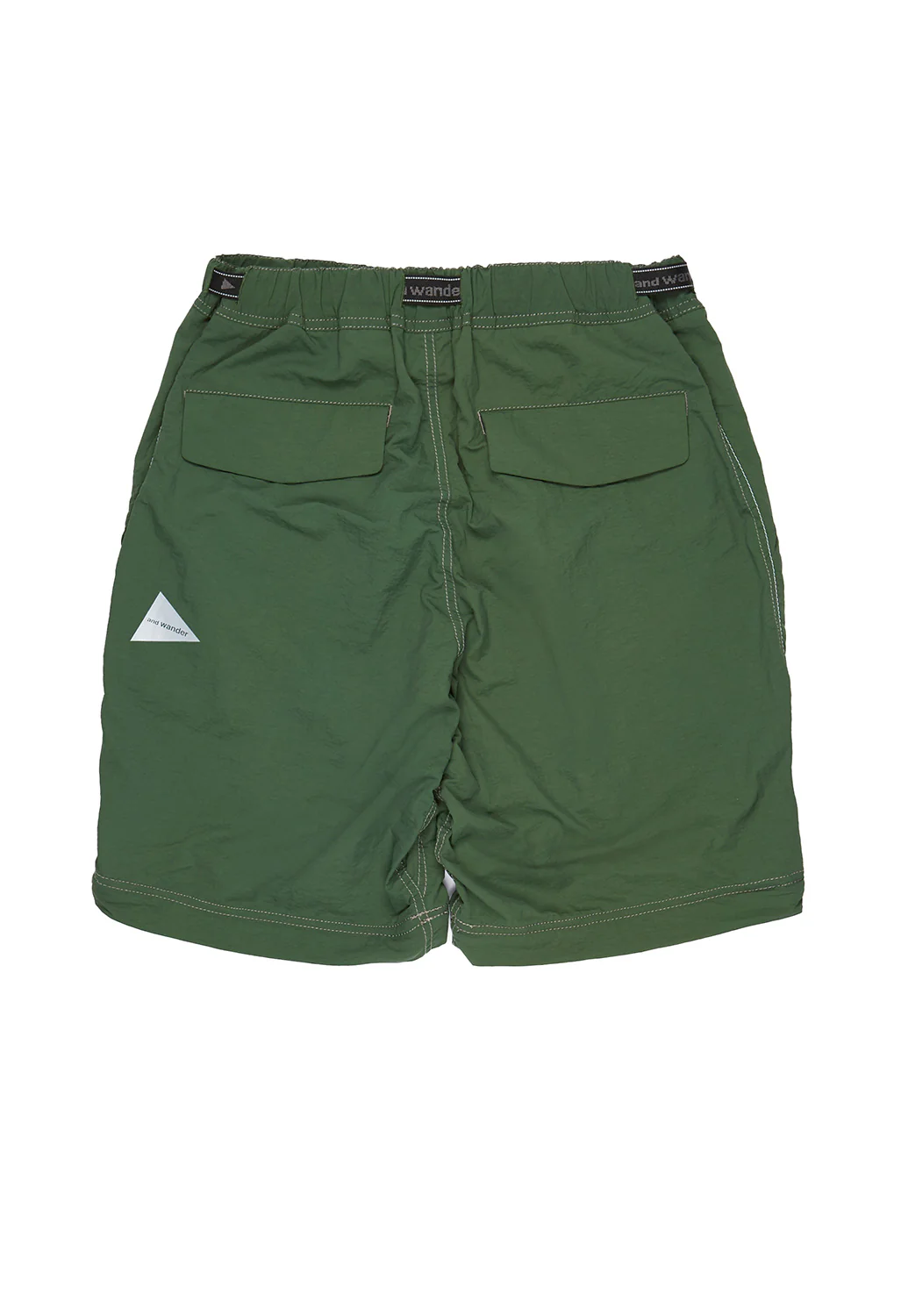 and wander Men's Ny Taffeta Hiker 2 Way Pants - Dark Green - Image 4