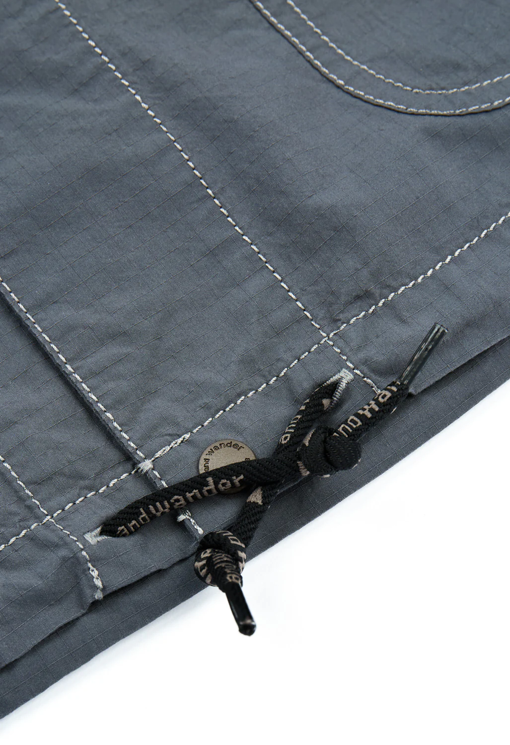 and wander Men's Cordura Cotton Rip Shirt Jacket - Grey - Image 6