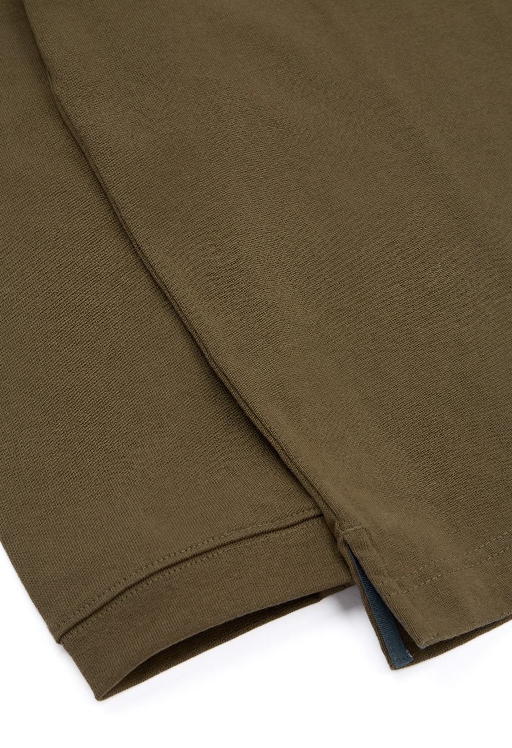 and wander Men's Heavy Cotton Pocket Long Sleeve Tee - Khaki - Image 4