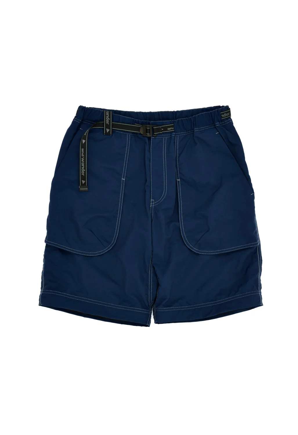 and wander Men's Ny Taffeta Hiker 2Way Pants - Dark Blue - Image 3