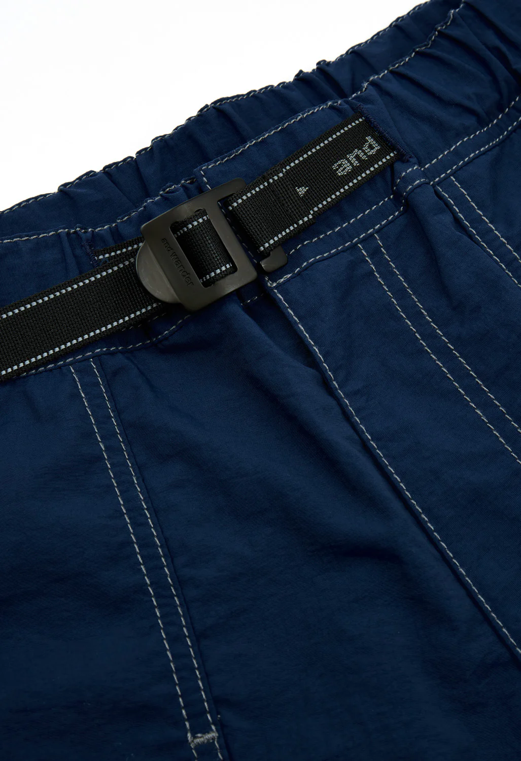 and wander Men's Ny Taffeta Hiker 2Way Pants - Dark Blue - Image 5