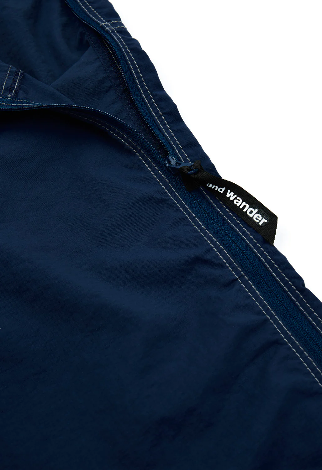 and wander Men's Ny Taffeta Hiker 2Way Pants - Dark Blue - Image 6