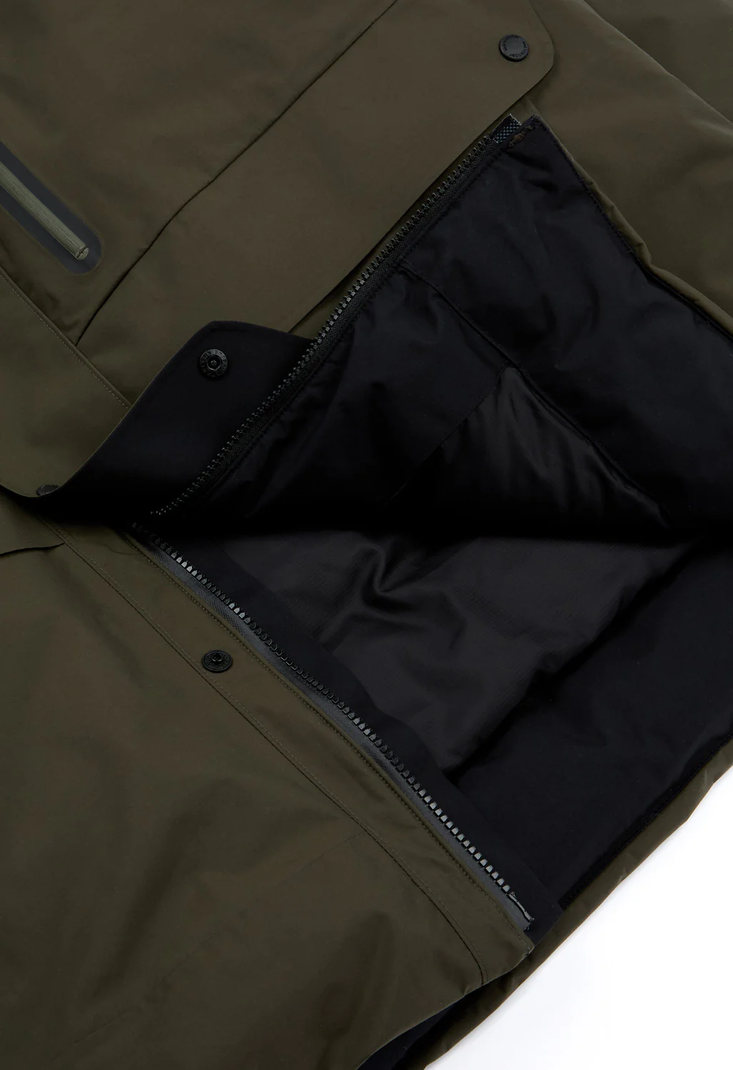 and wander Men's Rain Proof Down Jacket - Dark Khaki - Image 8