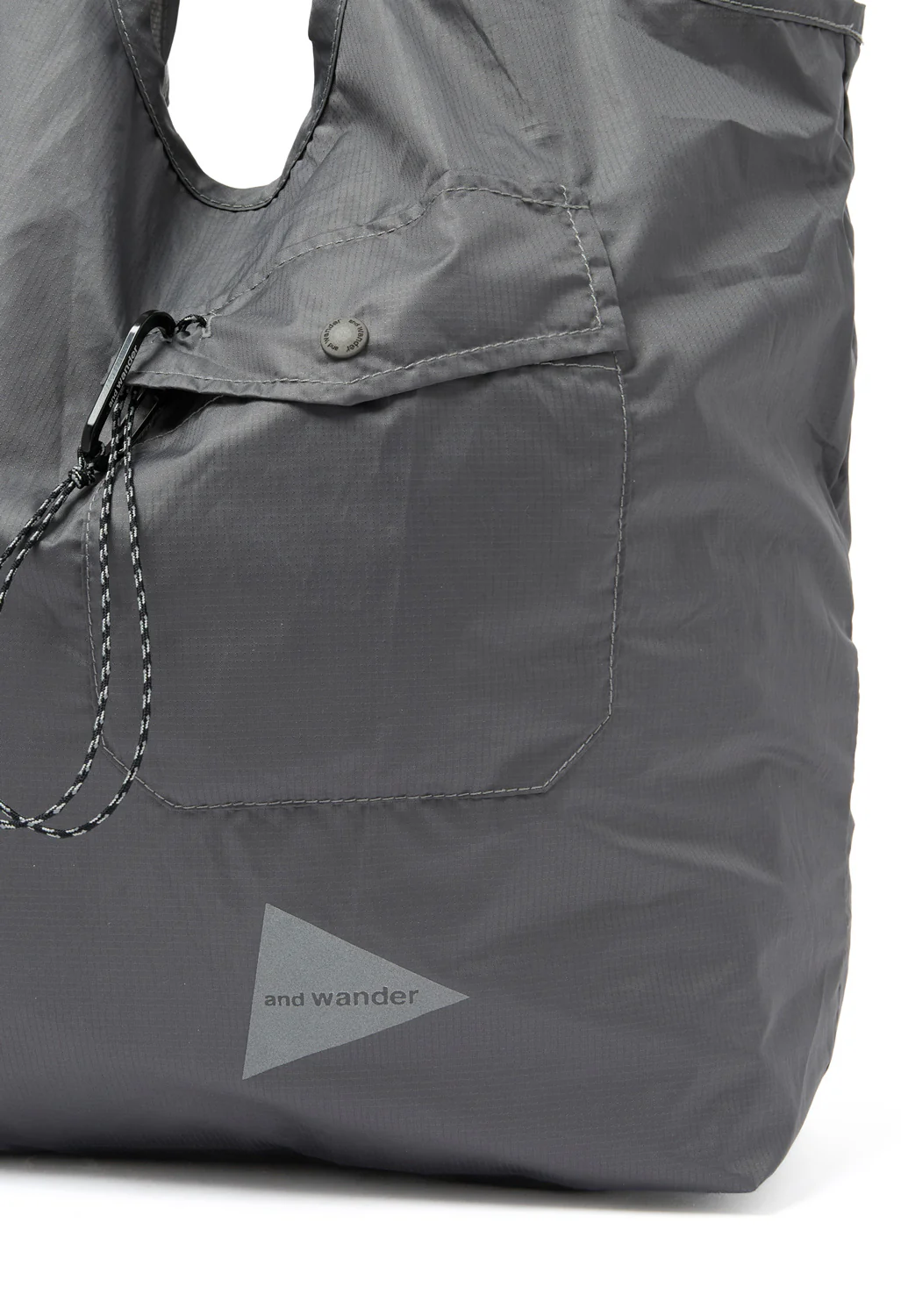 and wander Pocket Grocery Bag - Grey - Image 4