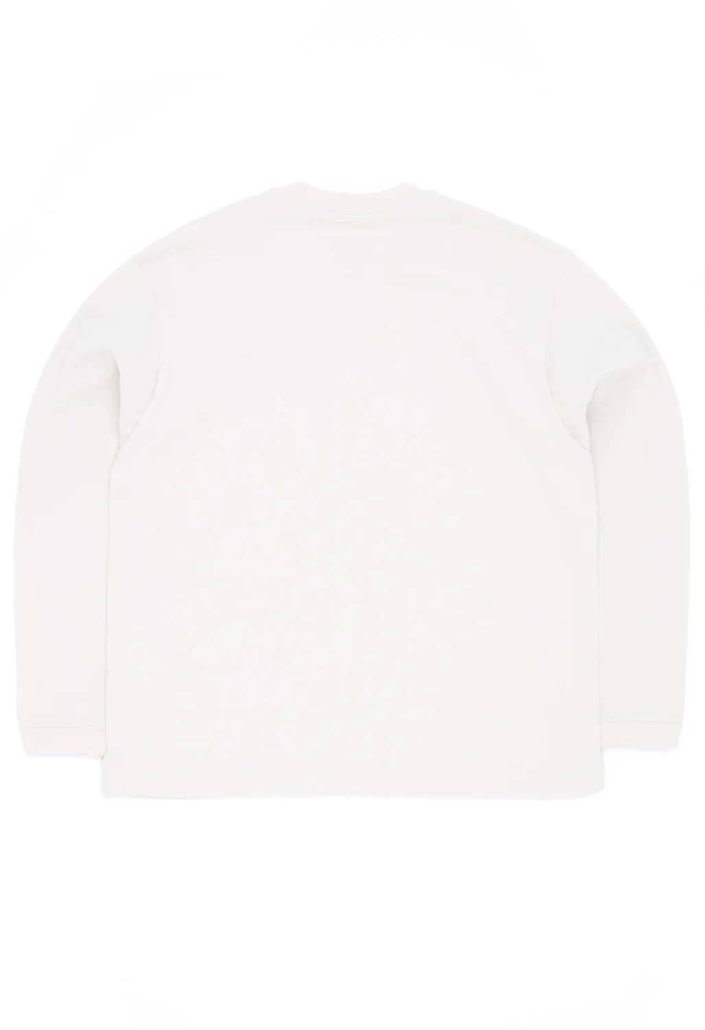 and wander Women's Heavy Cotton Pocket Long Sleeve Tee - Light Grey - Image 2