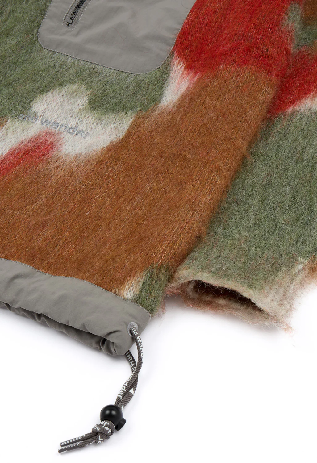 and wander Women's Mix Colour Shaggy Knit Sweater - Brown Mix - Image 6