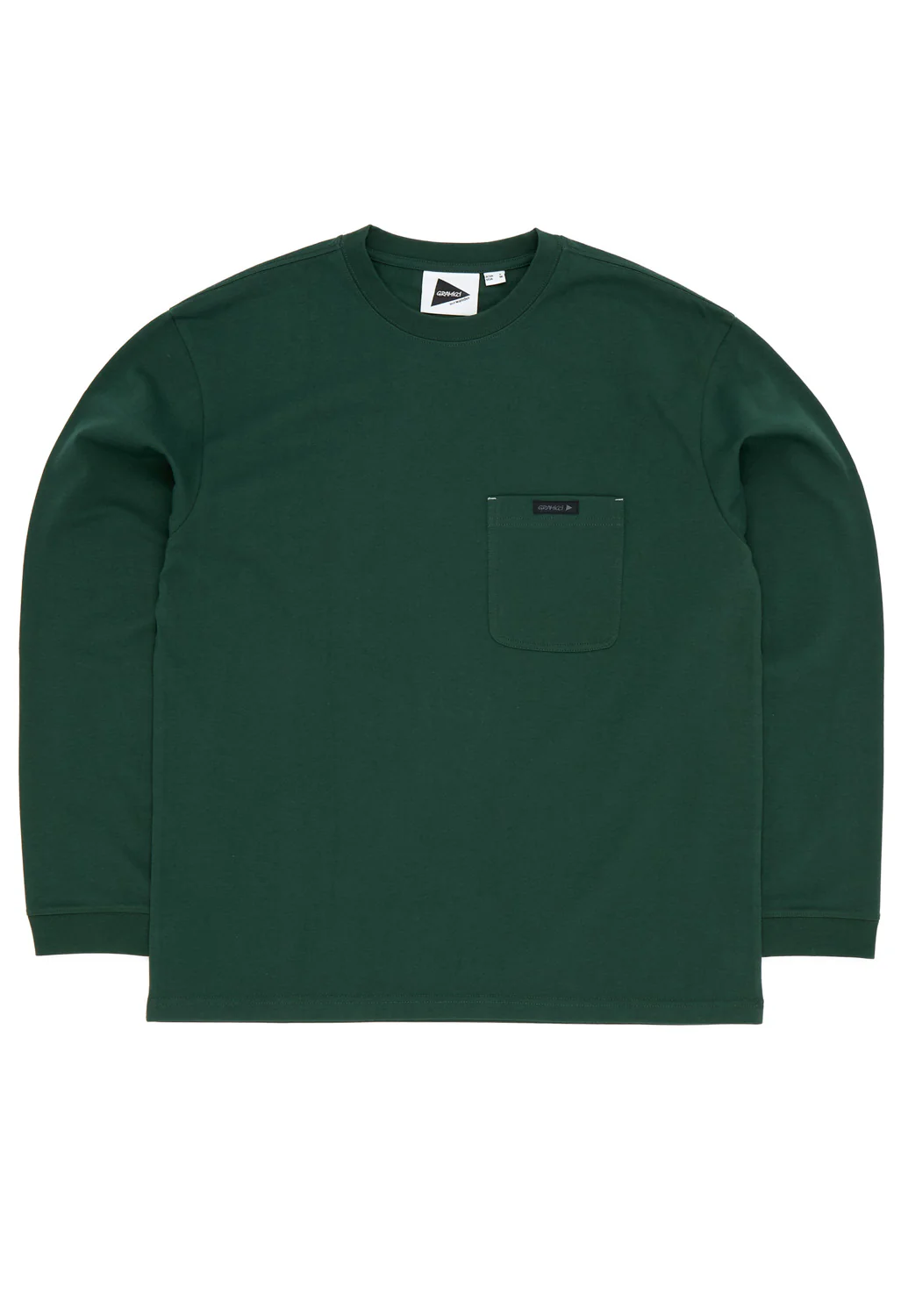 and wander x Gramicci Men's Backprint Long Sleeve Tee - Green - Image 2