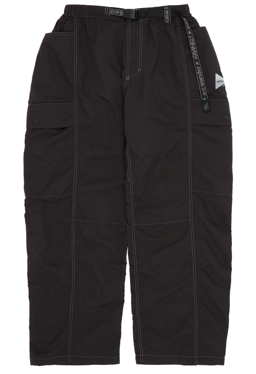 and wander x Gramicci Men's Ripstop Voyager Pants - Black
