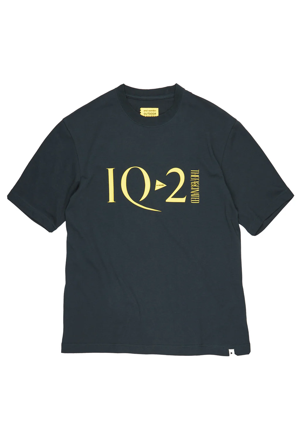 and wander x The Fascinated Men's IQ-2 Tee - Black