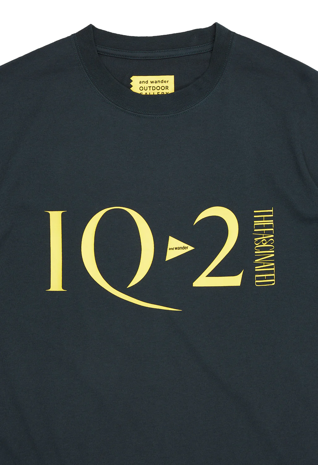 and wander x The Fascinated Men's IQ-2 Tee - Black - Image 3
