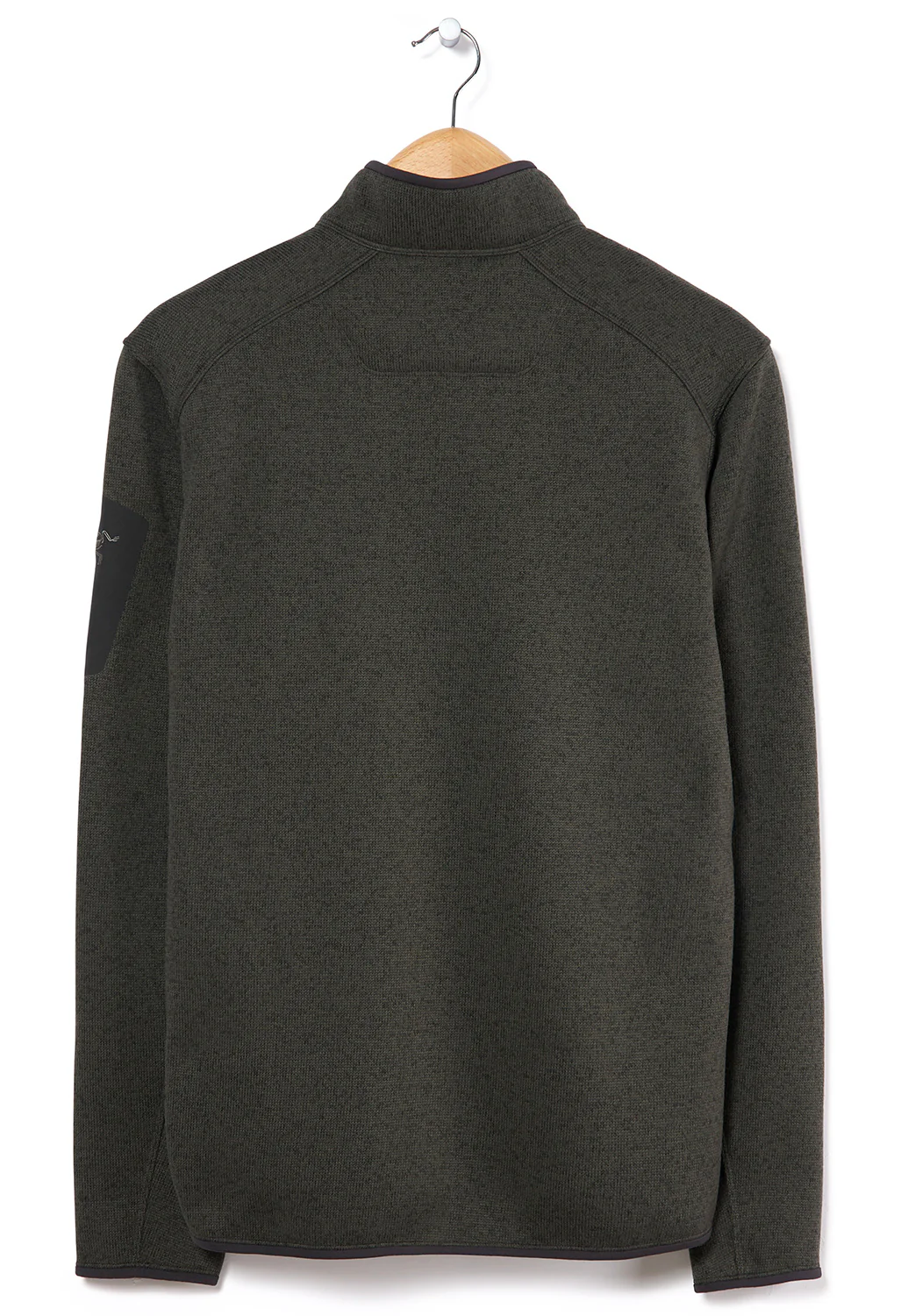 Arc'teryx Covert Men's 1/2 Zip Fleece - Moonshadow Heather - Image 2