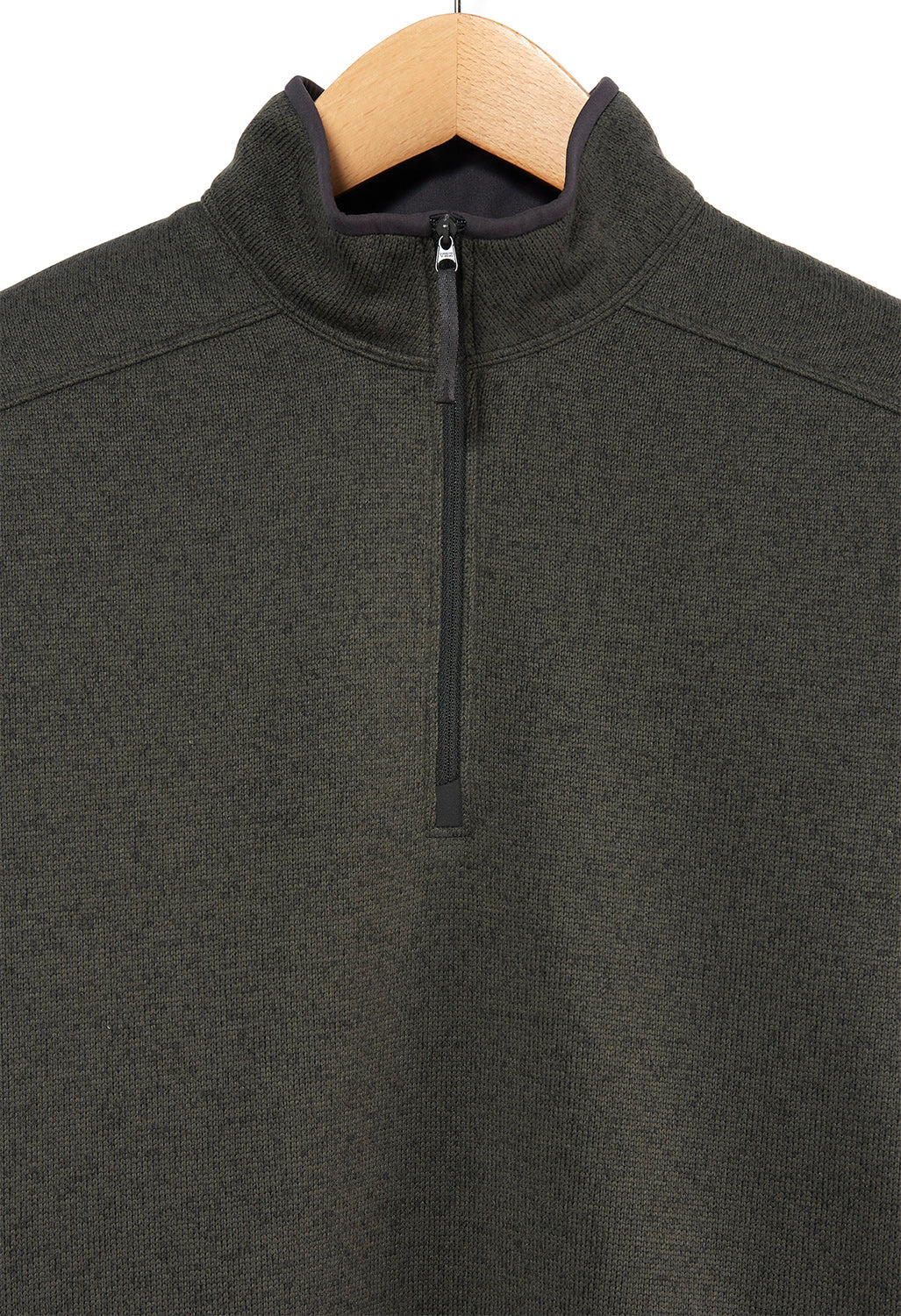 Arc'teryx Covert Men's 1/2 Zip Fleece - Moonshadow Heather - Image 3