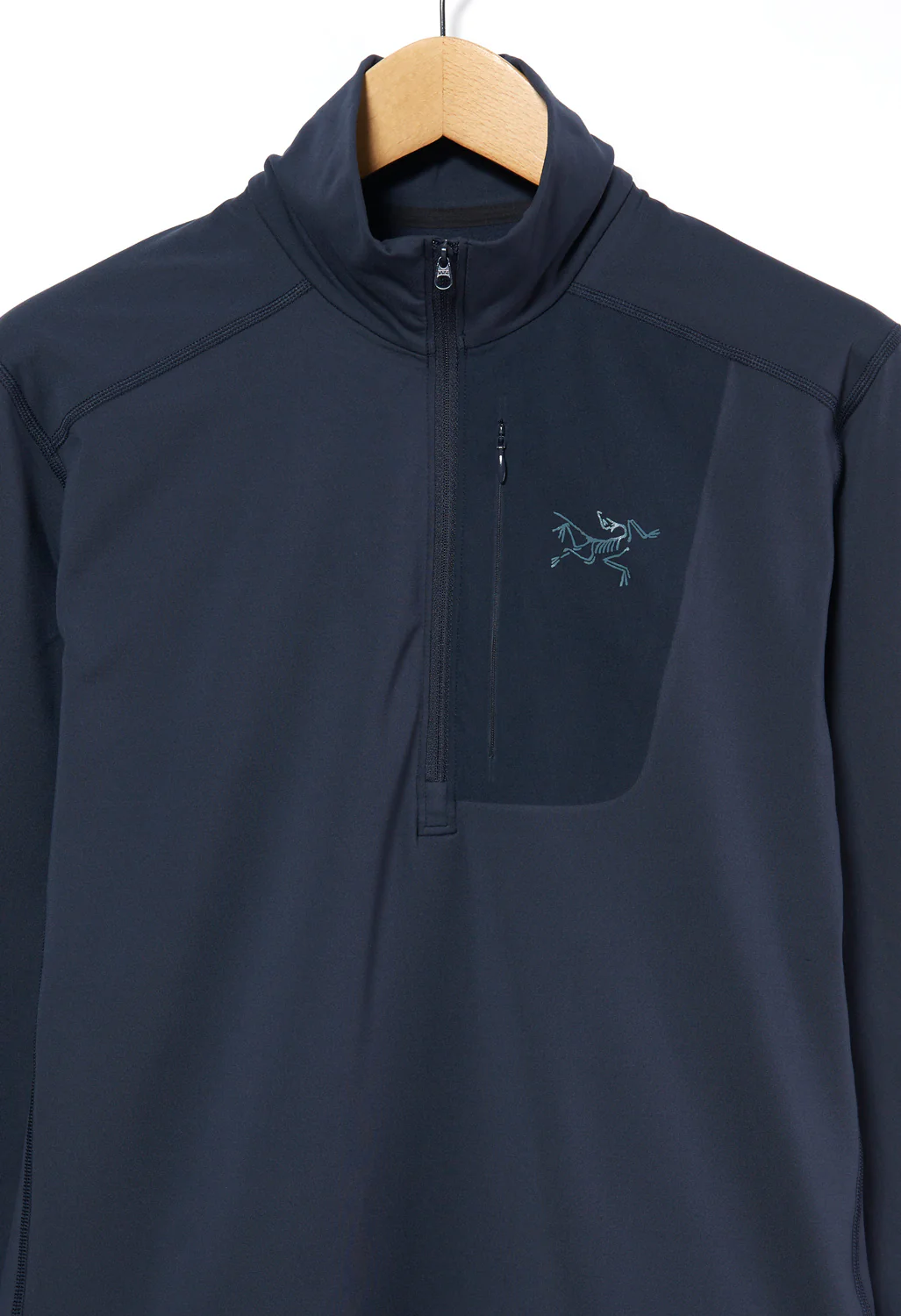 Arc'teryx Rho LT Men's Zip Neck - Black Sapphire - Image 3
