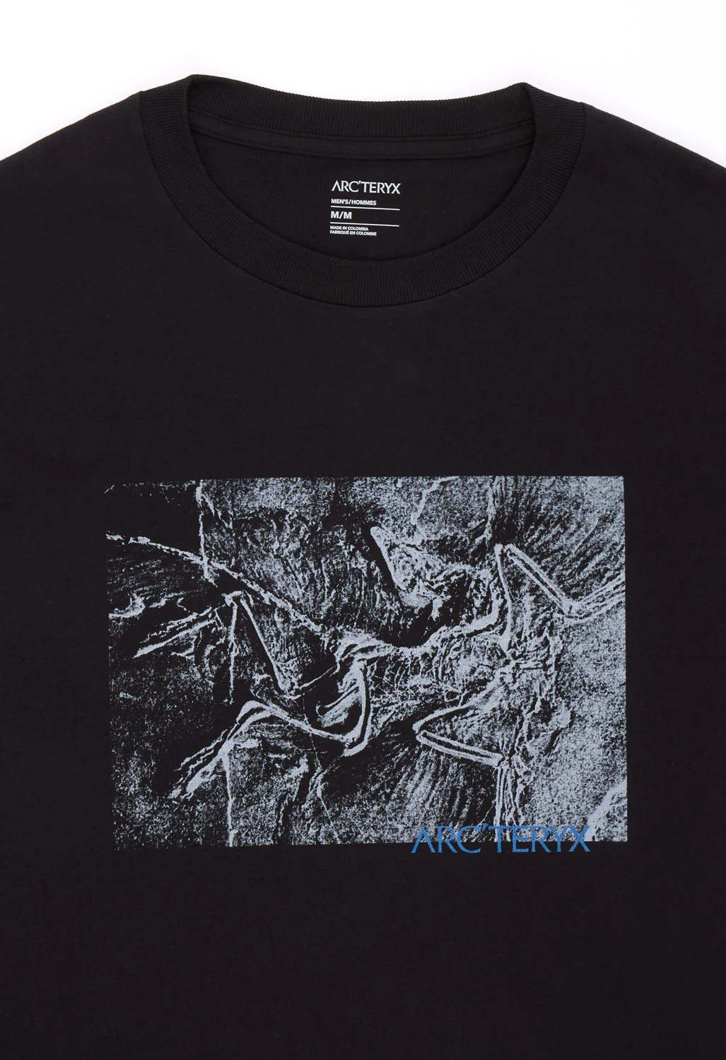 Arc'teryx Men's Kragg Cotton Lithographica Short Sleeved T-Shirt - Black - Image 3