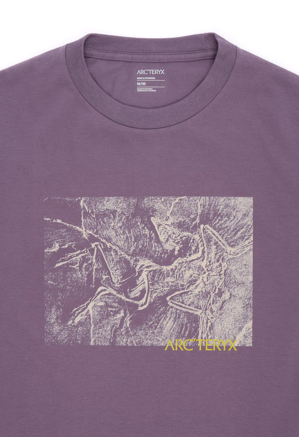 Arc'teryx Men's Kragg Cotton Lithographica Short Sleeved T-Shirt - Lt Moondrop - Image 3