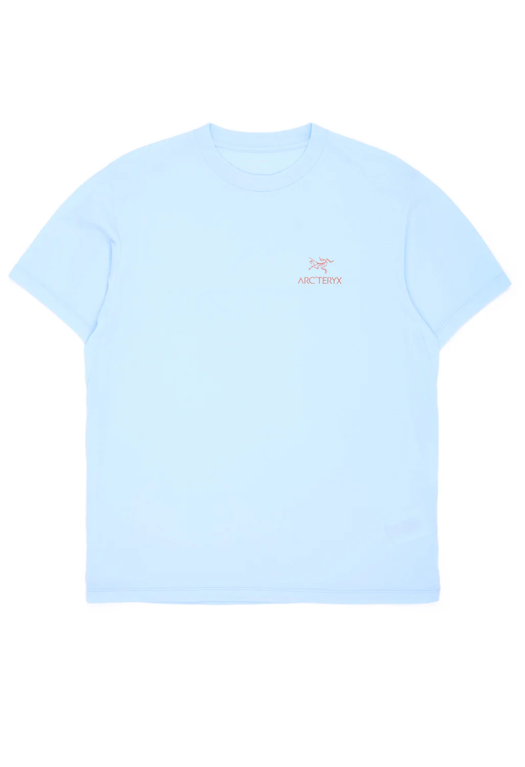 Arc'teryx Men's SL Cotton Bird Word Short Sleeved T-Shirt - Alpine Blue / Stone Red - Image 2