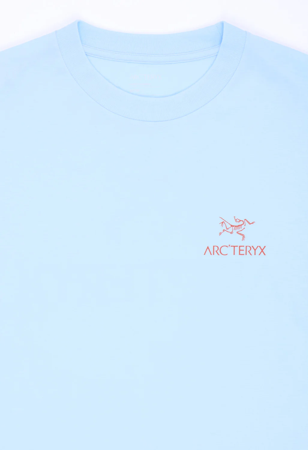 Arc'teryx Men's SL Cotton Bird Word Short Sleeved T-Shirt - Alpine Blue / Stone Red - Image 3