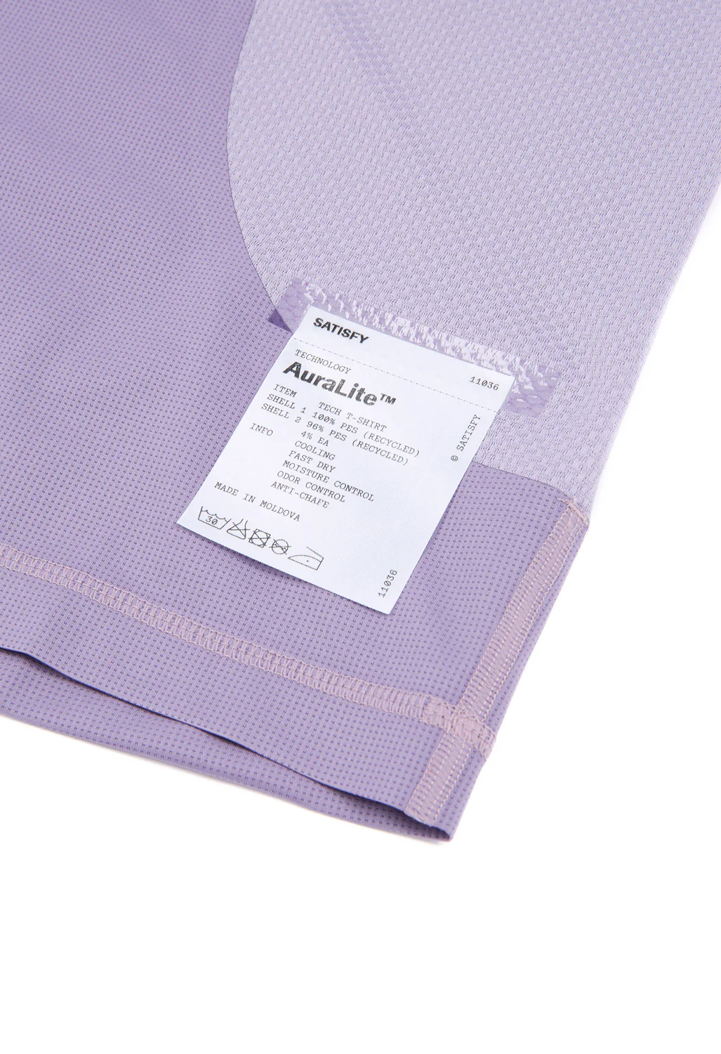 Satisfy AuraLite Tech T-Shirt - Purple Sage - Image 5