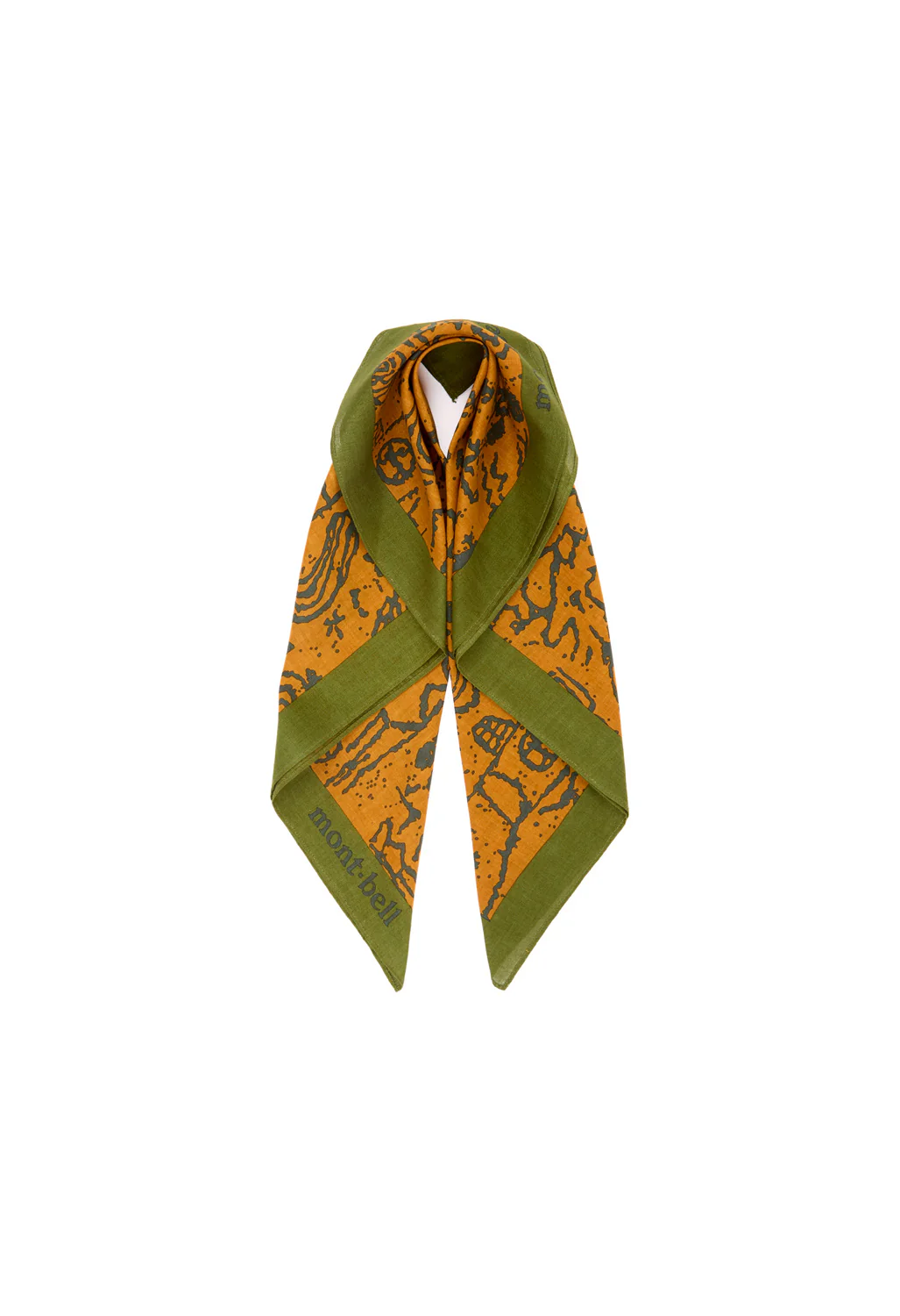 Montbell Bandana - Autumn Leaves - Image 2
