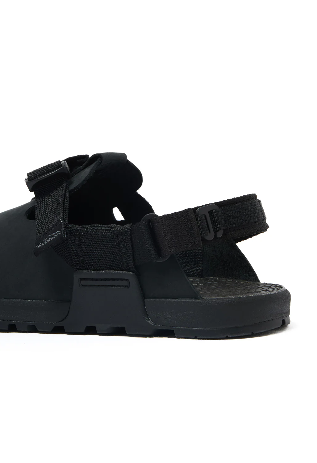 Bedrock Sandals Mountain Clog - Obsidian Dark Grey Nubuck Leather - Image 6
