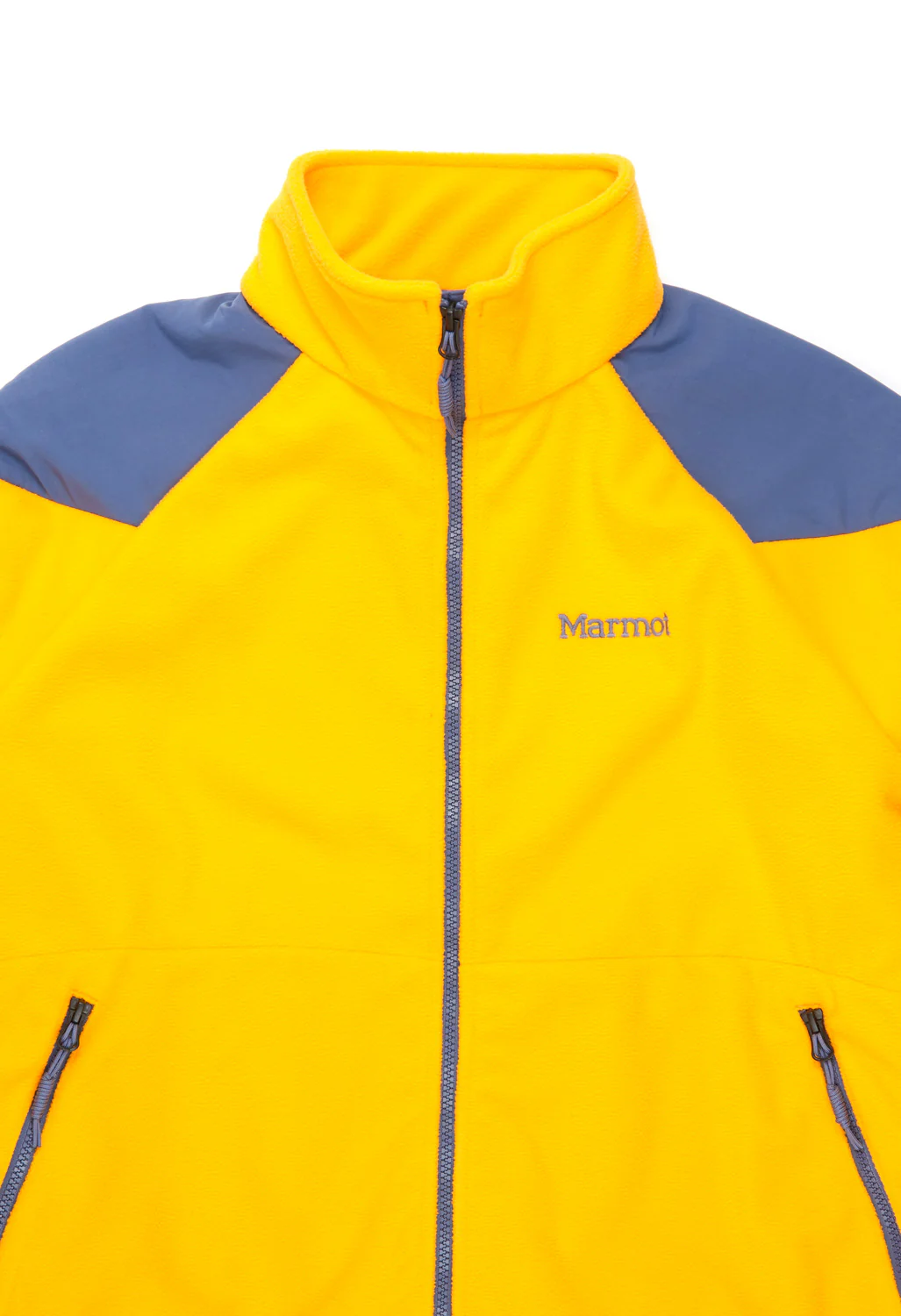 Marmot Better Polar Alpinist Fleece Jacket - Solar / Blue Indigo - Image 3
