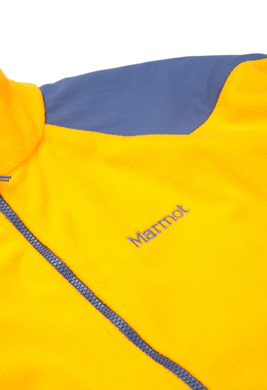 Marmot Better Polar Alpinist Fleece Jacket - Solar / Blue Indigo - Image 4
