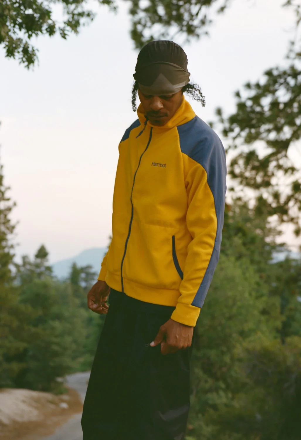 Marmot Better Polar Alpinist Fleece Jacket - Solar / Blue Indigo - Image 7