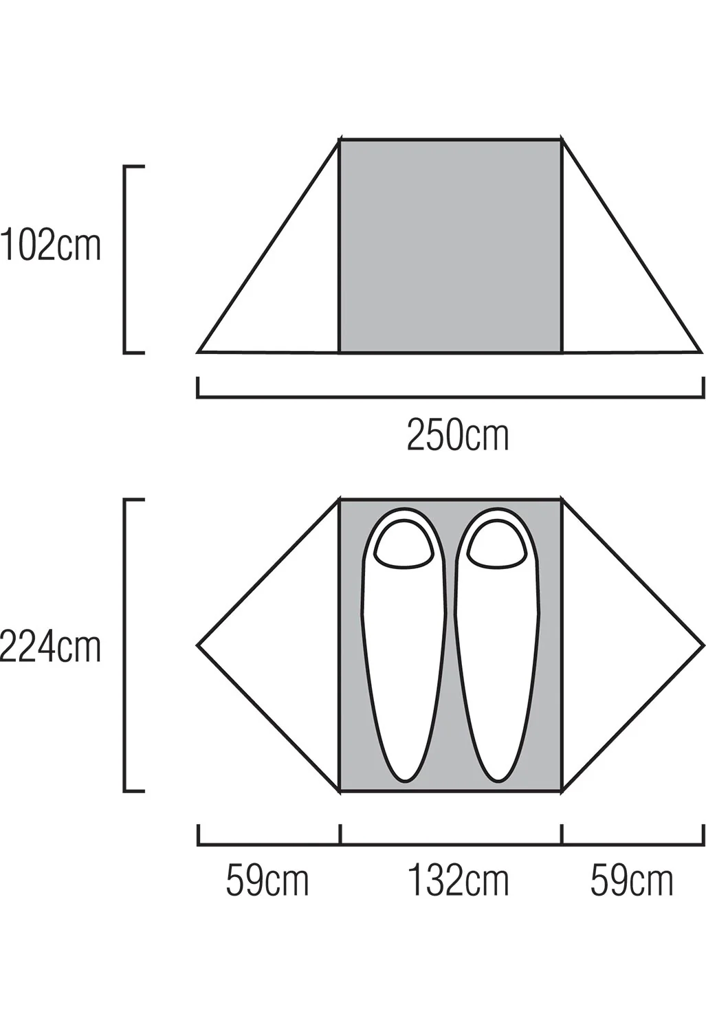 Big Agnes Copper Spur HV UL2 Tent - Olive Green - Image 8