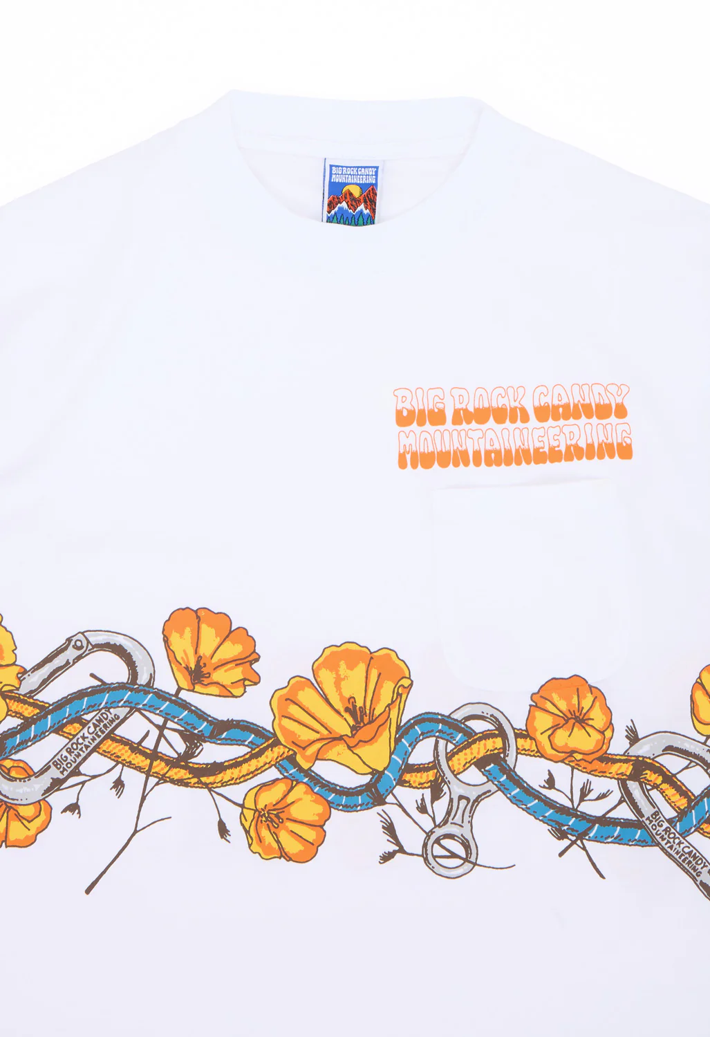 Big Rock Candy Mountaineering Valley Floor Long Sleeve Tee - Milk - Image 3