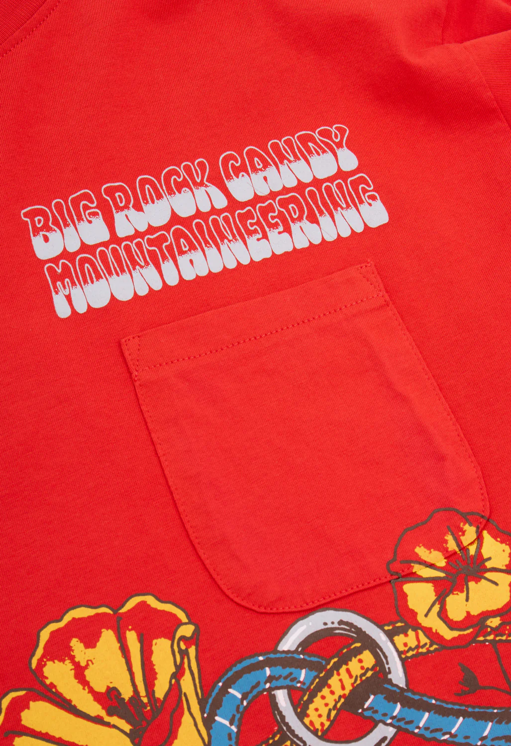 Big Rock Candy Mountaineering Valley Floor Long Sleeve Tee - Tomato - Image 4