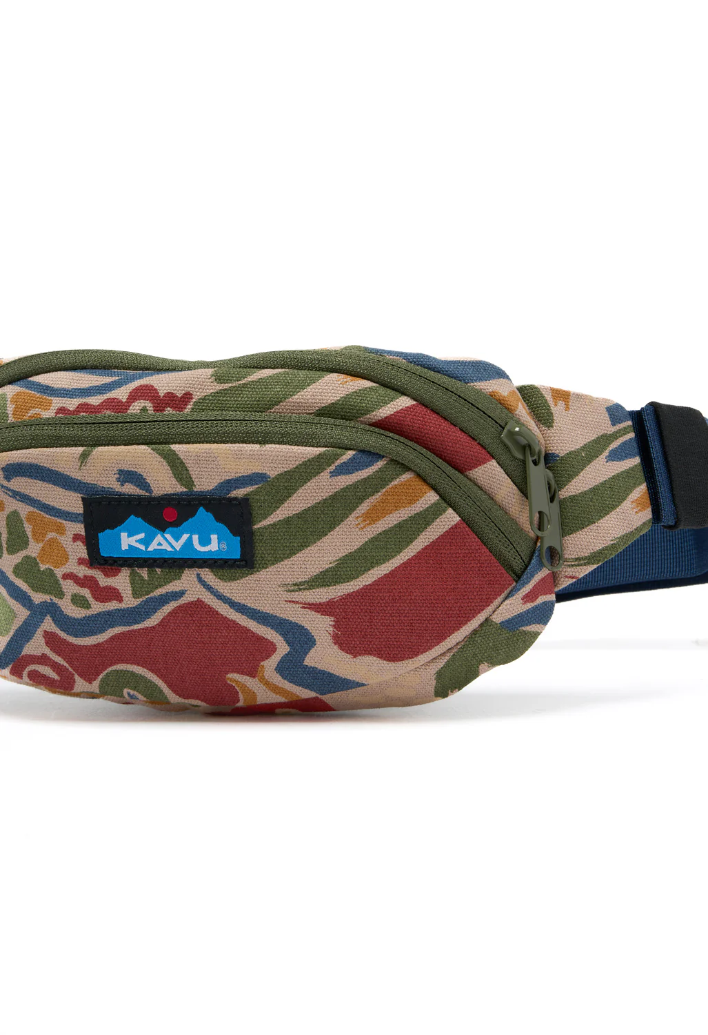 KAVU Canvas Spectator Hip Pack - Brush Meadow - Image 3