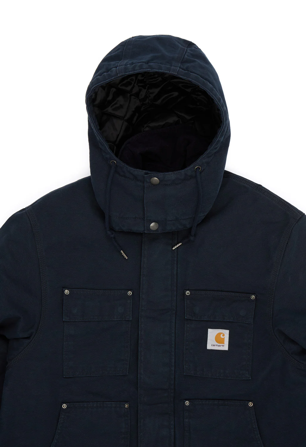 Carhartt WIP Ambel Coat - Deep Night / Deep Night - Image 3