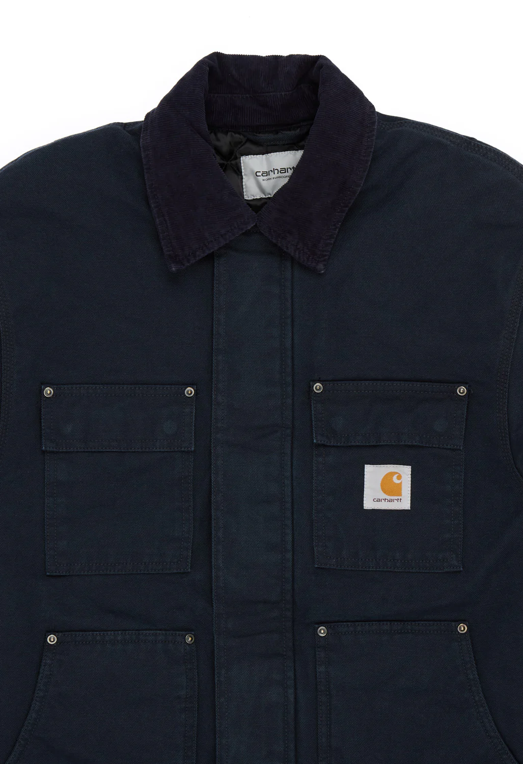 Carhartt WIP Ambel Coat - Deep Night / Deep Night - Image 4