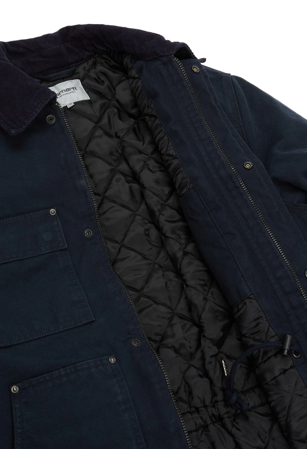 Carhartt WIP Ambel Coat - Deep Night / Deep Night - Image 6